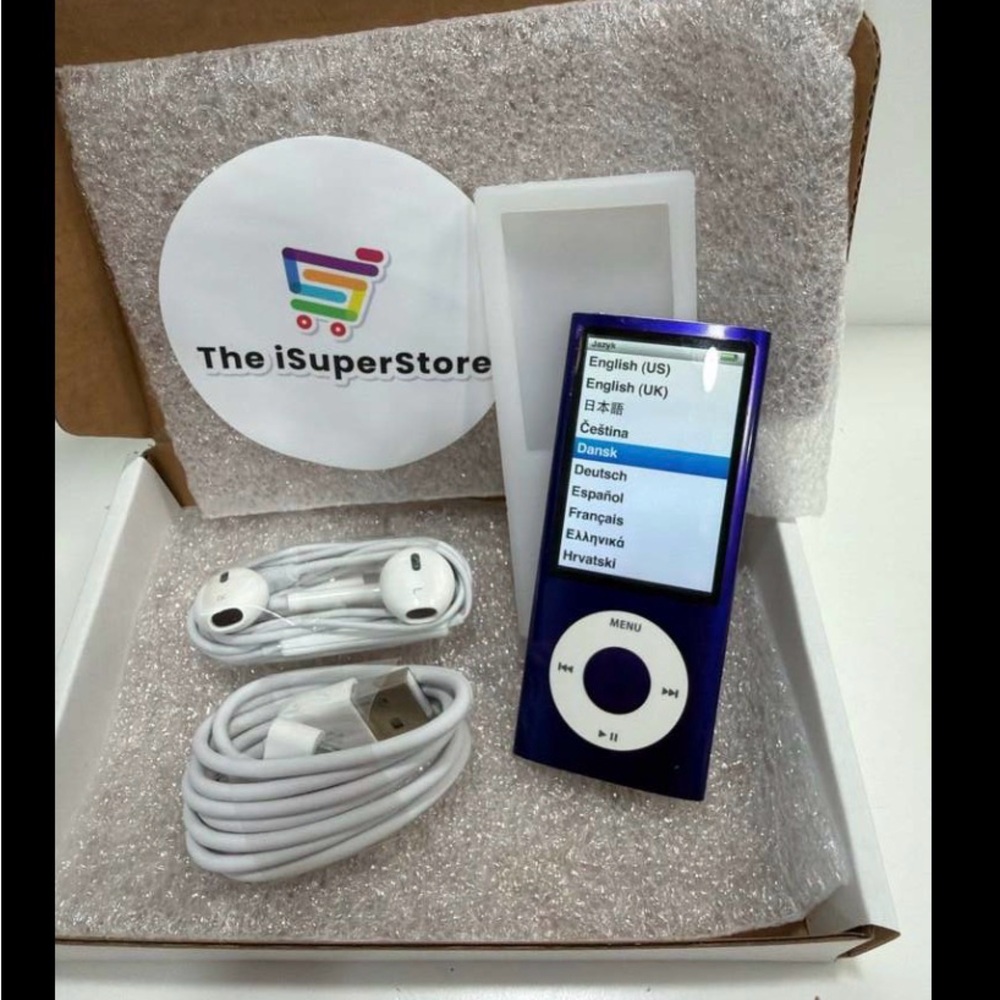 Apple iPod nano 5th Generation Purple (16GB) +New Battery + 1 YR CPS Warranty